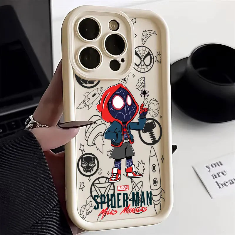 Miles Morales Spider Gwen Marvel Case For Apple iPhone