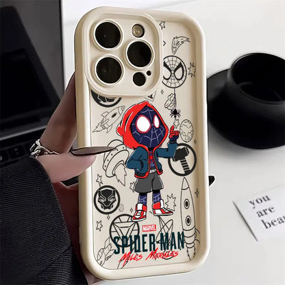Miles Morales Spider Gwen Marvel Case For Apple iPhone