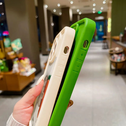 Candy Color Cute Cat Phone Case For iPhone