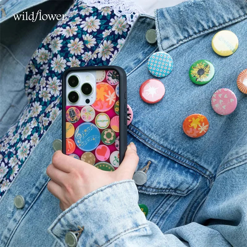 Wildflower Ins Olivia Daisy Chain Fields Phone Case For iPhone