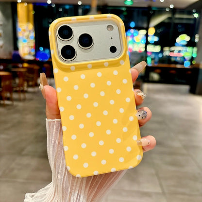 Korea Colorful Polka Dot Pattern Phone Case For iPhone Circular Wave Point Shockproof Bumper Cover
