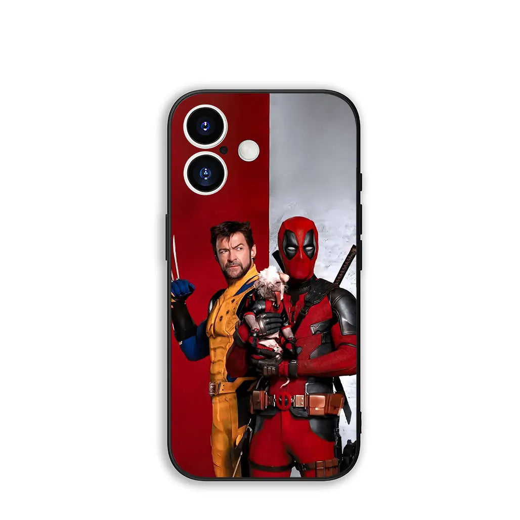Marvel Comics Wolverine Deadpool Case For Apple iPhone