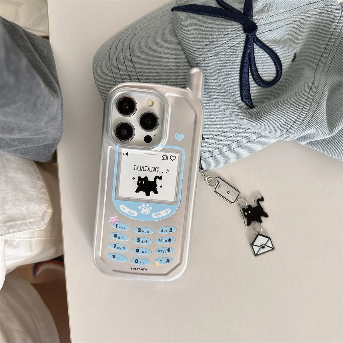 New HelloKitty Lovely Anti-Fall Cover Funda For iPhone