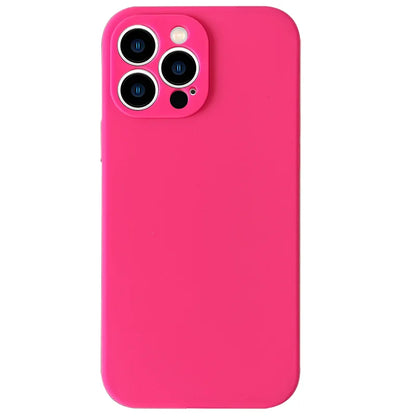 For iPhone Case Neon Liquid Silicone Fluorescence Cover