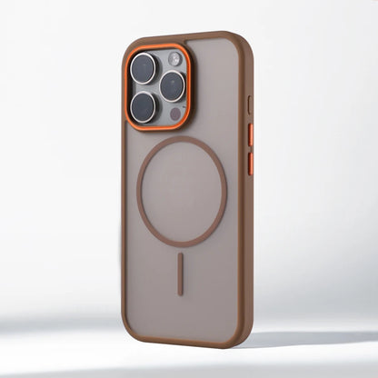 Luxury Matte Translucent MagSafe iPhone Case