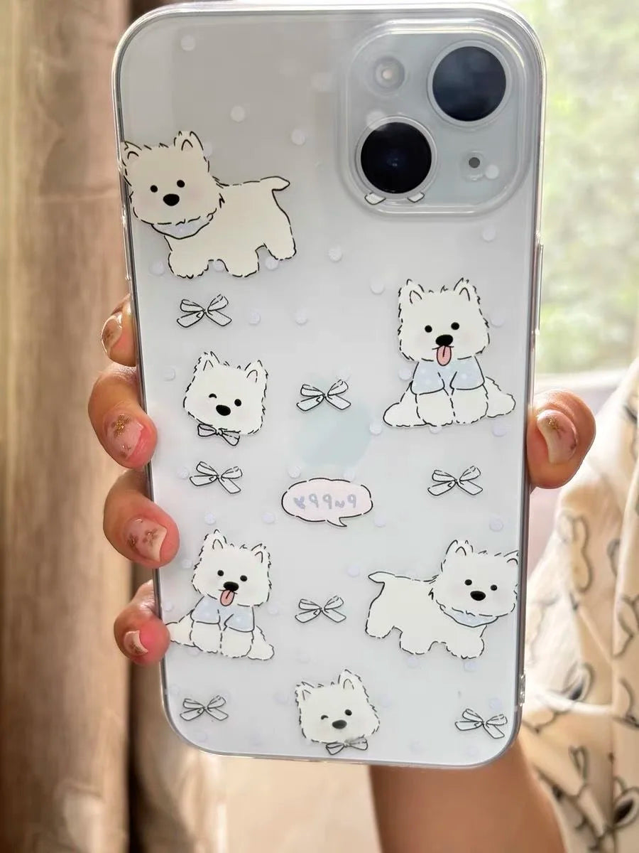 Cute Cartoon Cat Phone Case For iPhone