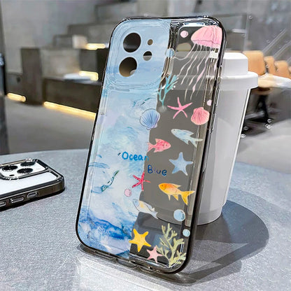 Ocean Animal Cute Phone Case For iPhone