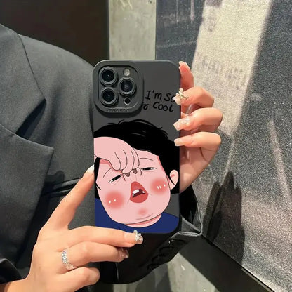 Funny Boy Cute Girl Couple Phone Case