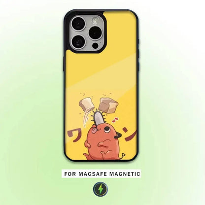 Kawaii Pochita Cartoon Phone Case For iPhone