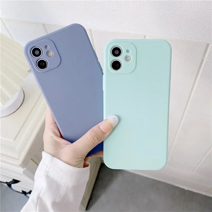 Ultra Thin Shockproof Silicone Phone Case For iPhone