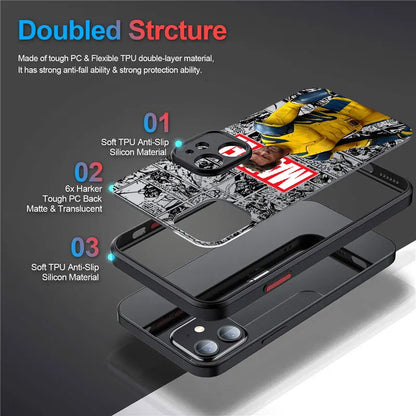 Marvel Deadpool Wolverine Phone Case For iPhone