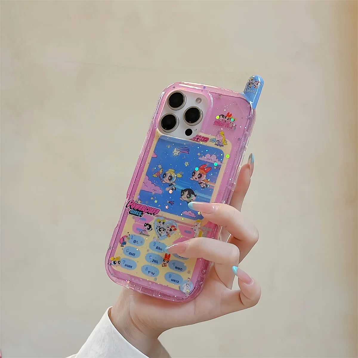 New The Pink Little Policewoman Cat Melody Big Brother Phone Case For iPhone