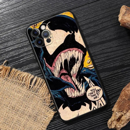 Venom Spiderman Marvel Case For iPhone Protect Funda