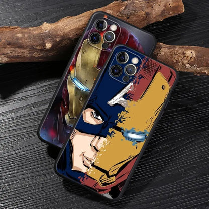 Marvel Iron Man Case For iPhone Protect Soft Funda