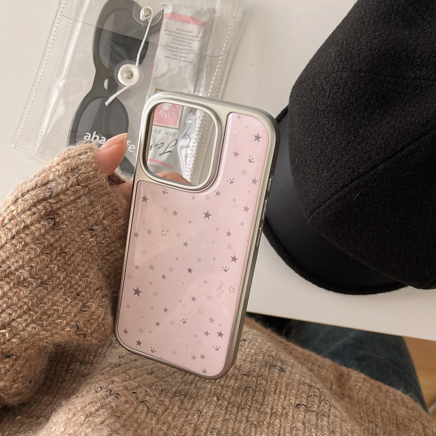 Cute Little Star Phone Case New Pink For iPhone