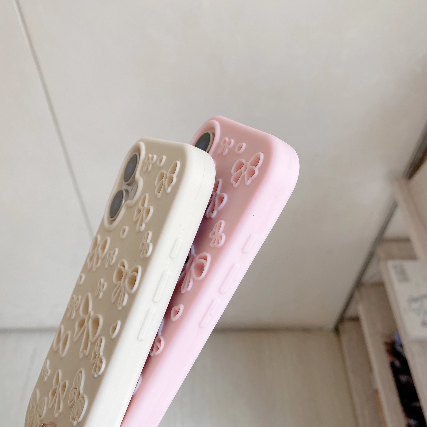 New Hollow Out Cute Pretty Bowknot Soft Silicone Phone Case