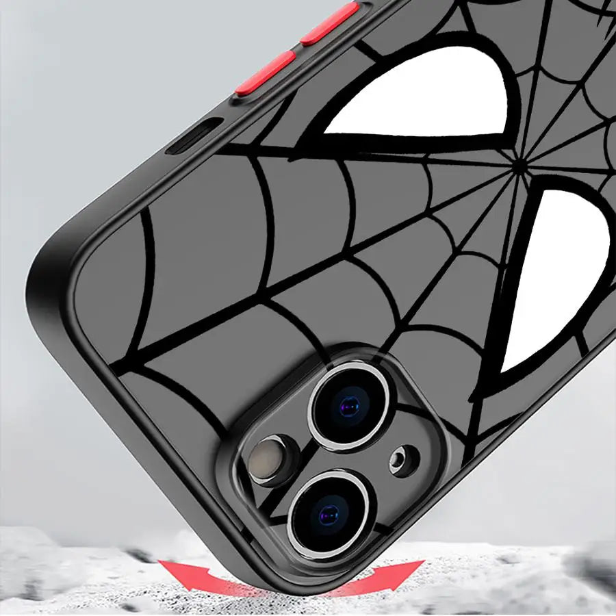 Marvel Hero Spider Man Funda Back Phone Cover Case For iPhone