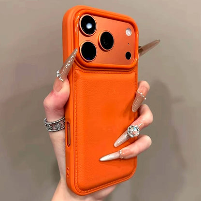 Luxury Drum Cortex Plain Phone Case For iPhone Shockproof Bumper Cases Cover