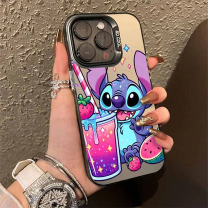 Cartoon Cute Stitch Cover For Apple iPhone Colorful Phone Case