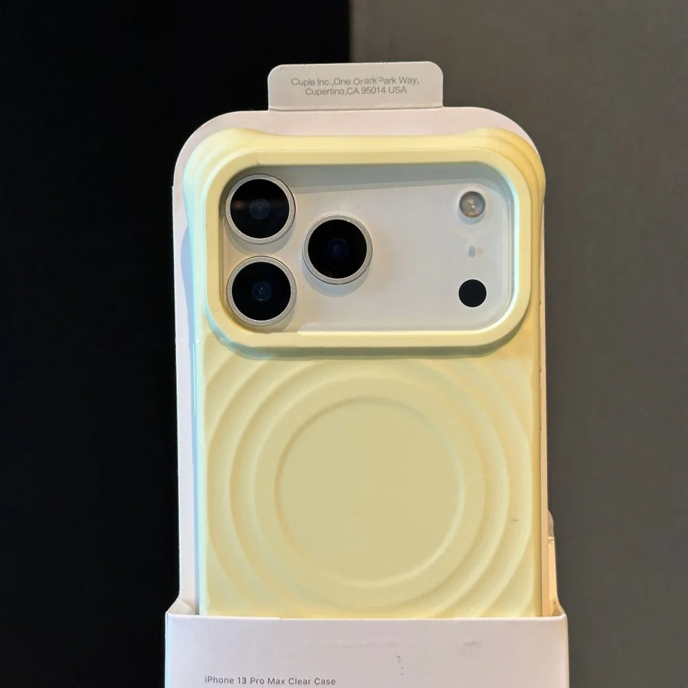 Water Ripple MagSafe Silicone iPhone Case – Shockproof
