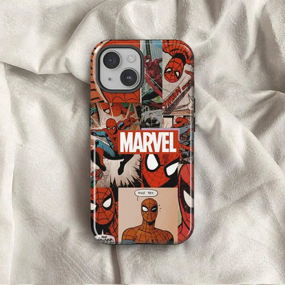 Case For iPhone Hard Phone Cover Marvel Spider Man