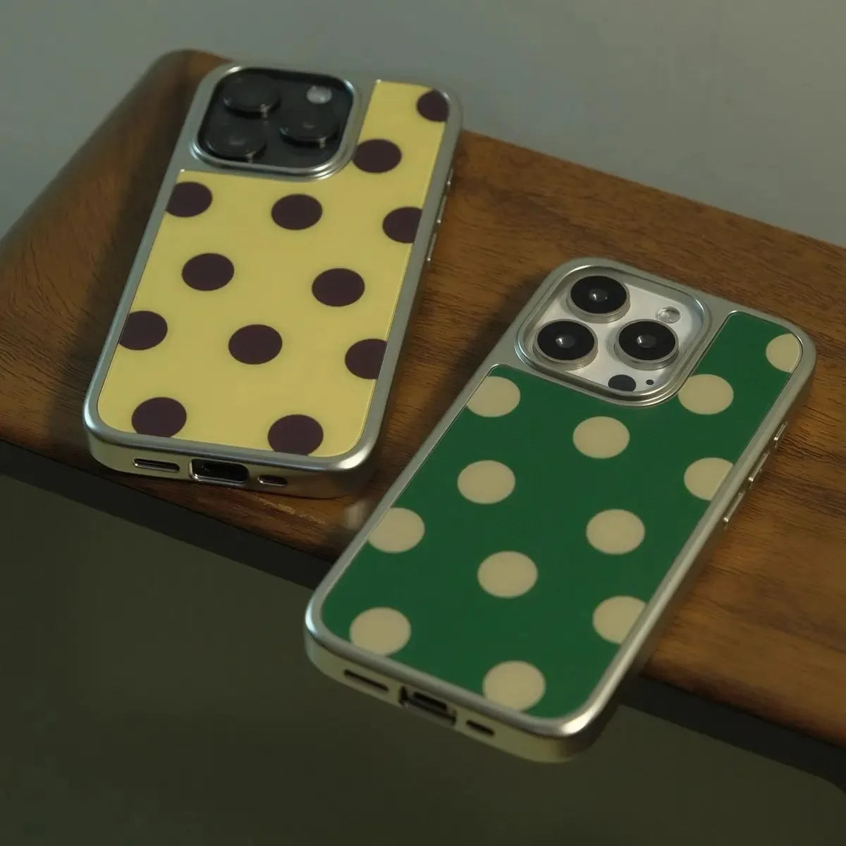 Korean Ins Fashion Color Wave Point Case For iPhone Y2K Cover