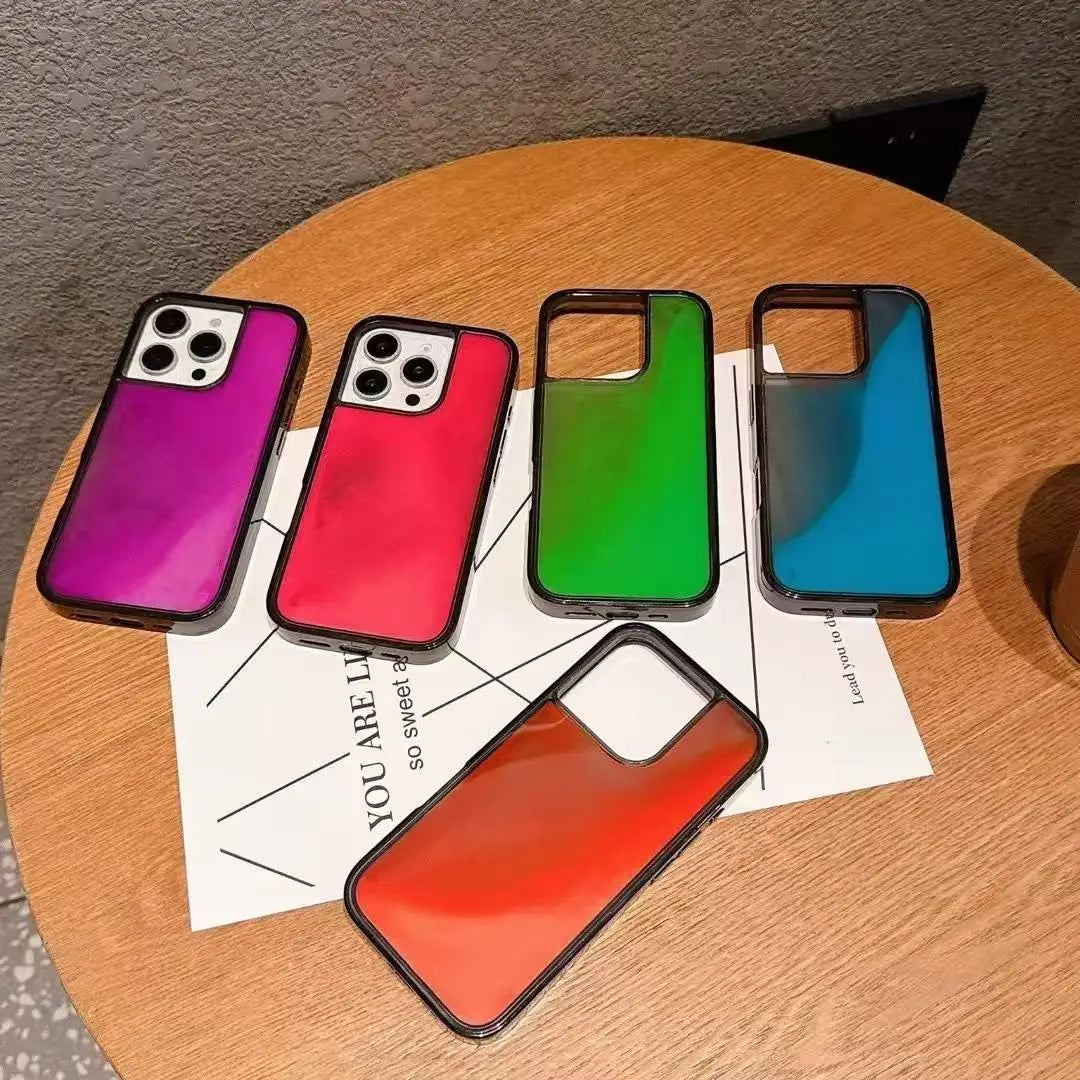Color Luminous Quicksand Phone Case