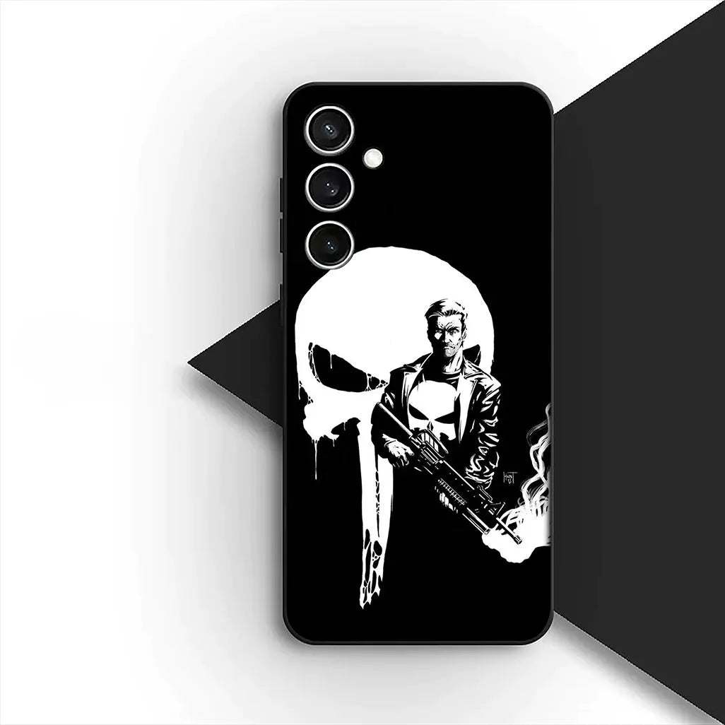 Cover For Apple iPhone The Punisher Marvel Skull