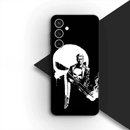 Cover For Apple iPhone The Punisher Marvel Skull