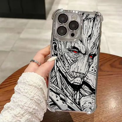 Marvel Art Ironman Luxury Shockproof Case For iPhone