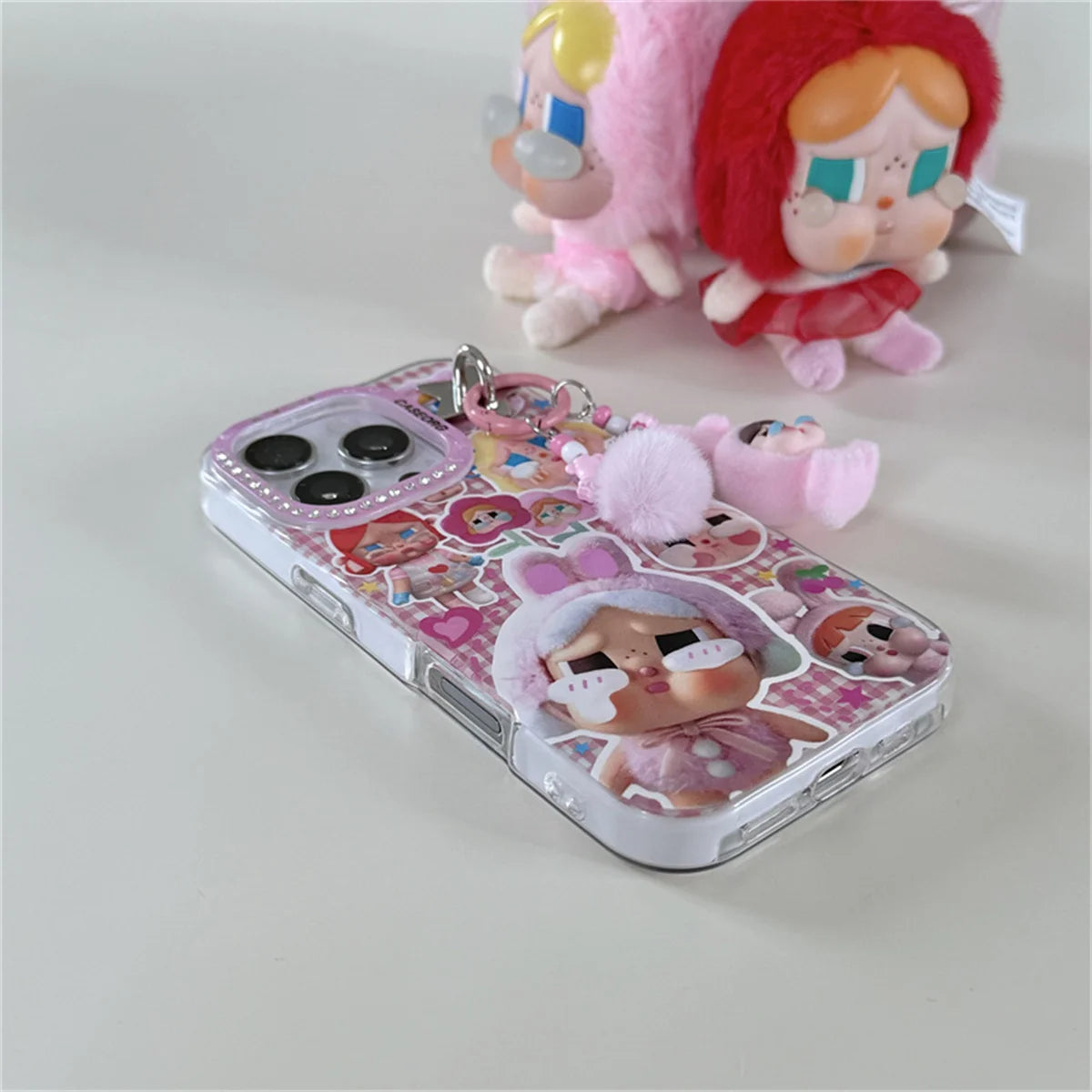 Kawaii Cartoon Girl Phone Case For iPhone