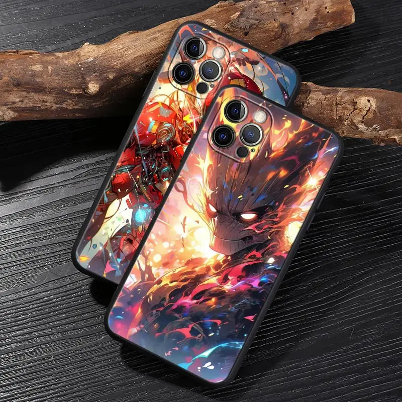 Marvel Heroes Case For iPhone Protect Soft Funda