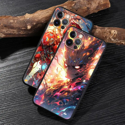Marvel Heroes Case For iPhone Protect Soft Funda