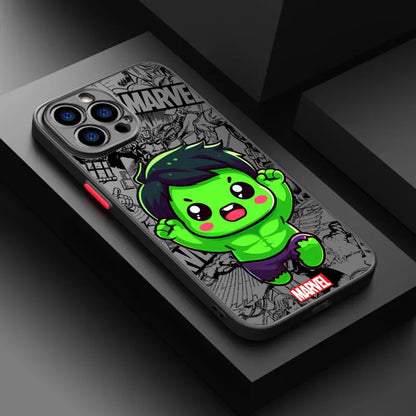 Marvel The Hulk Cartoon Phone Case For iPhone
