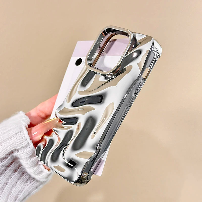 Unique Water Wave Texture Phone Back Phone Case