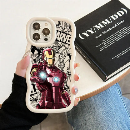 Marvel Heroes Deadpool Candy Color Phone Case For iPhone