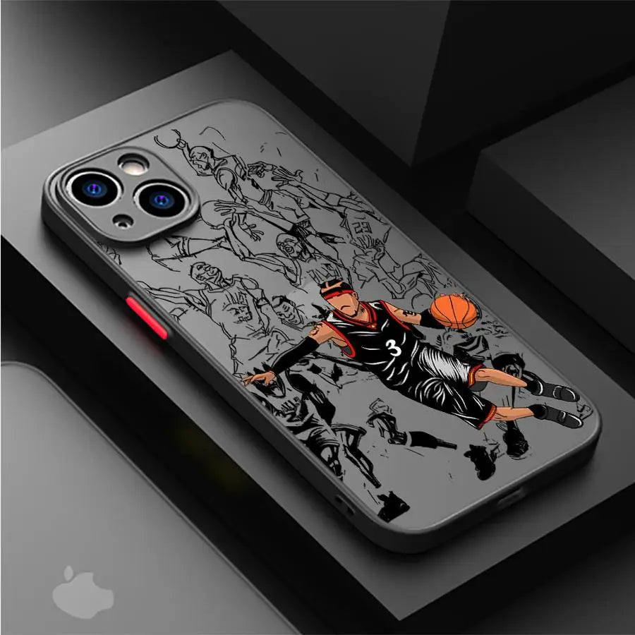 Cute Basketball Star Phone Case For iPhone