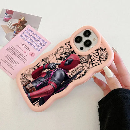 Marvel Heroes Deadpool Candy Color Phone Case For iPhone