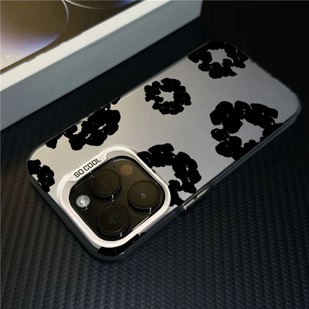 Luxury Denim Tears Phone Case For iPhone Candy Matte Shockproof Back Cover