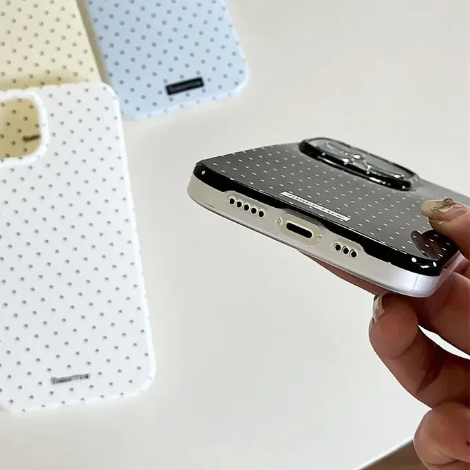 INS Polka Dot Small Fresh Mobile Phone Case For iPhone Shockproof Cover For iPhone