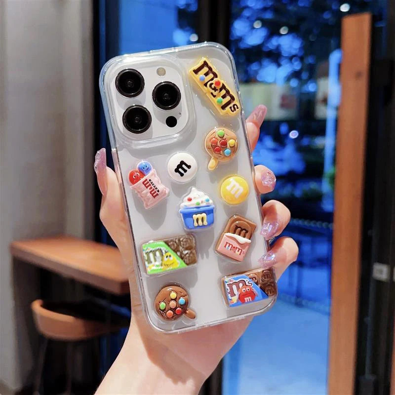 Super Cute Beans Chocolate Phone Case