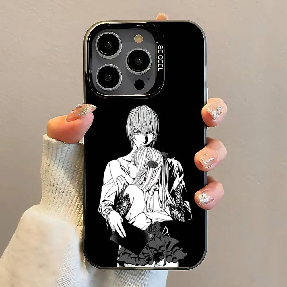 Black Matte Death Note Misa Phone Case For iPhone