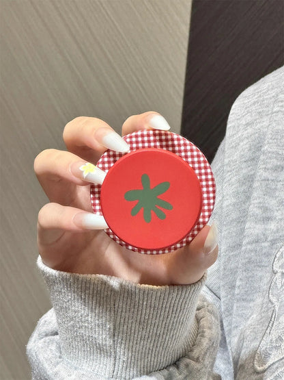 Cute Red Tomato Magnetic Holder Phone Case