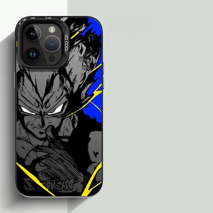 Japan Anime DBZ Cool Case For Apple iPhone Matte Lens Protect Plating Phone Cover