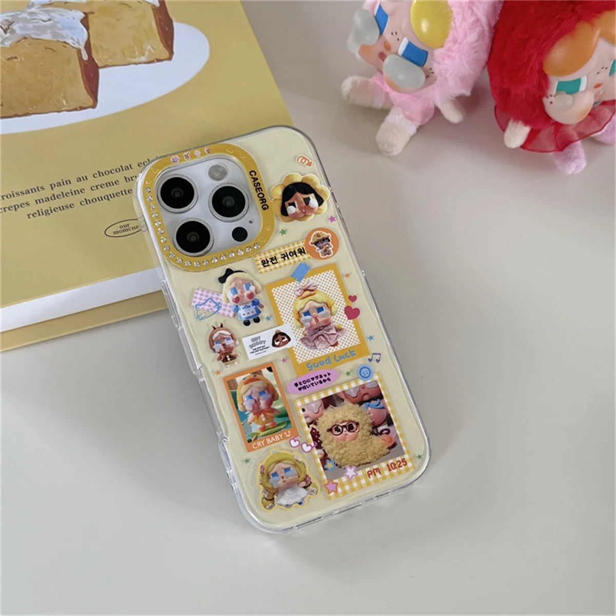 Kawaii Cartoon Girl Phone Case For iPhone