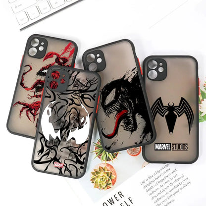 Marvel Venom Logo Translucent Case For iPhone
