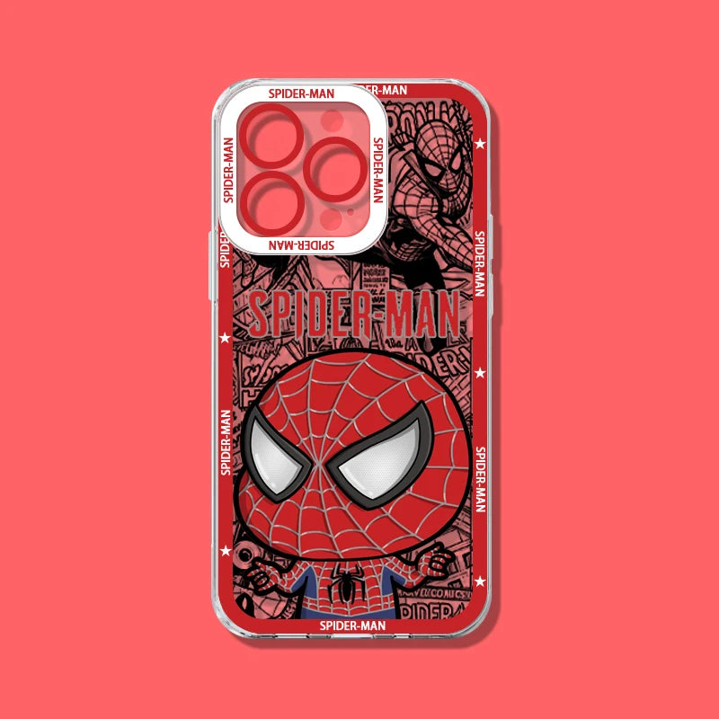 Marvel Spider Man Silicone Phone Case For iPhone