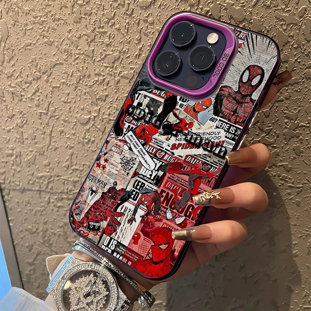 Marvel Cool Spider Man Phone Case For iPhone