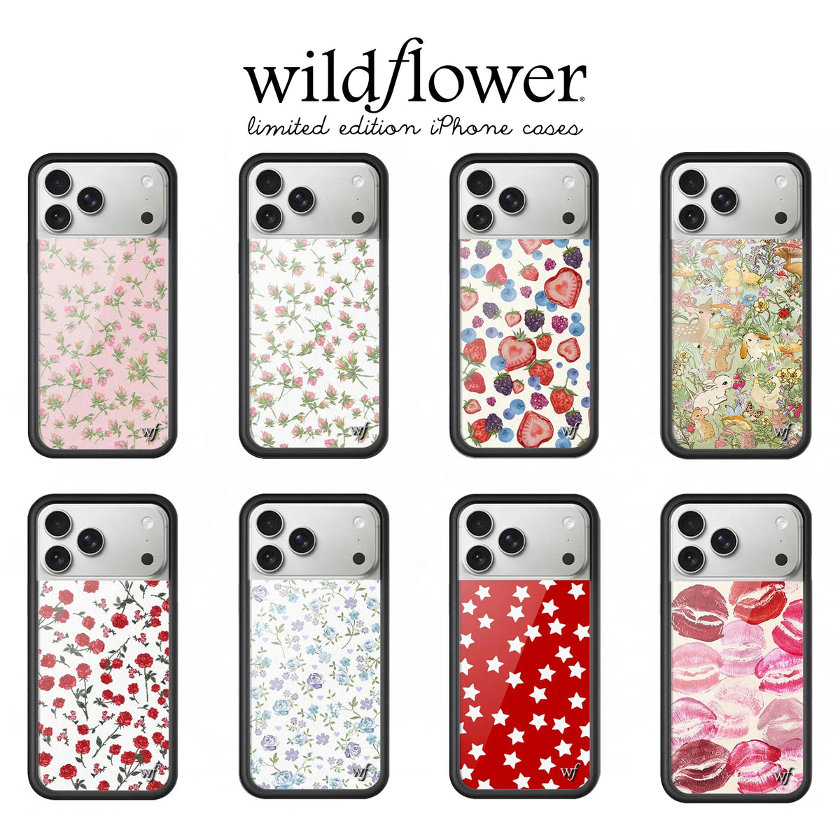 Wildflower 3D Cartoon Rabbit Beds Flower Phone Case For iPhone