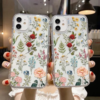 Daisy Flowers Pattern Phone Case For iPhone